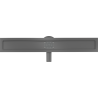 Mexen Flat 360° Rotierender Körper für Linienentwässerung 60 cm, gebürstetes Gun Grey - 1E40060