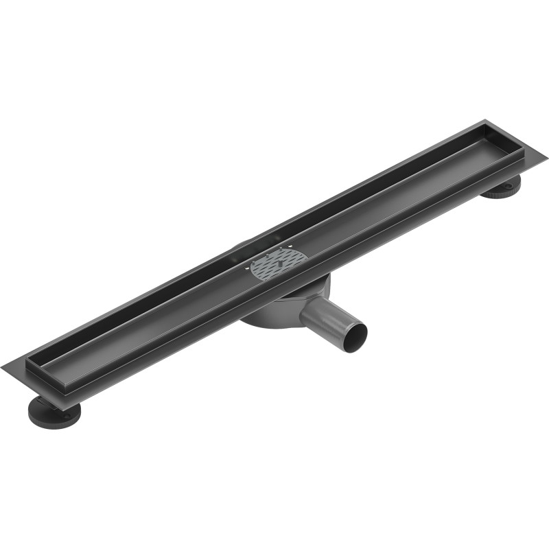 Mexen Flat 360° Drehbarer Wannenablaufkörper 70 cm, gebürstet in Gun Gray - 1E40070
