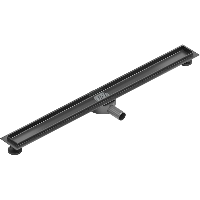 Mexen Flat 360° Rotierender Rinnenkörper 80 cm, gebürstet in gun gray - 1E40080