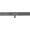 Mexen Flat 360° Gehäuse für drehbaren Linienablauf 90 cm, gebürstet in Gun Gray - 1E40090