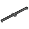 Mexen Flat 360° Gehäuse für drehbaren Linienablauf 90 cm, gebürstet in Gun Gray - 1E40090