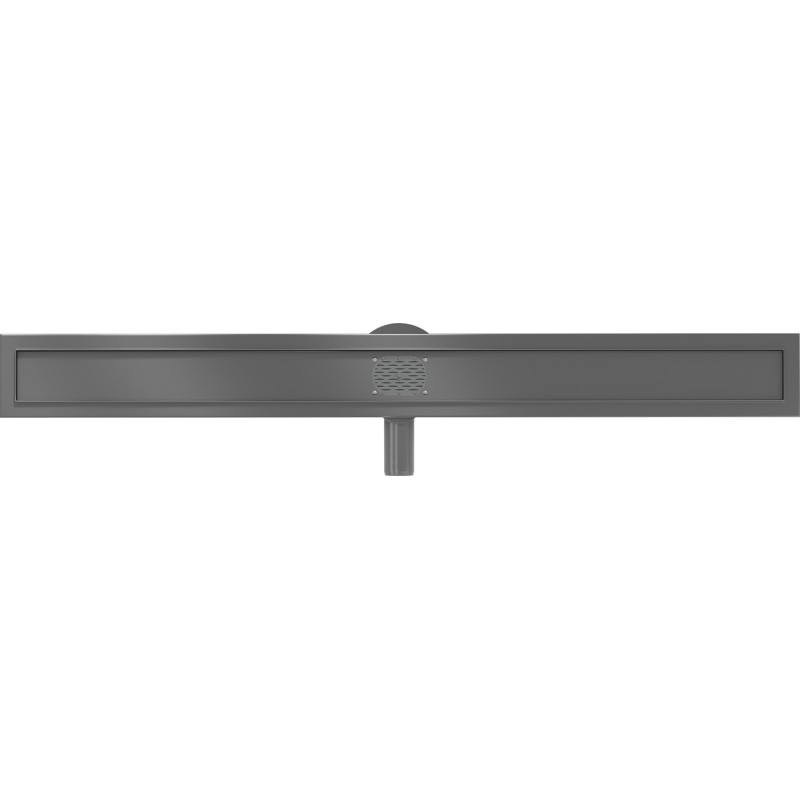 Mexen Flat 360° Gehäuse für drehbaren Linienabfluss 100 cm, gebürstet gun grey - 1E40100