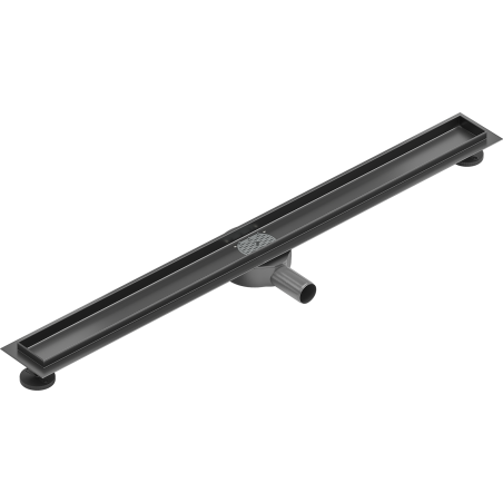 Mexen Flat 360° Gehäuse für drehbaren Linienabfluss 100 cm, gebürstet gun grey - 1E40100