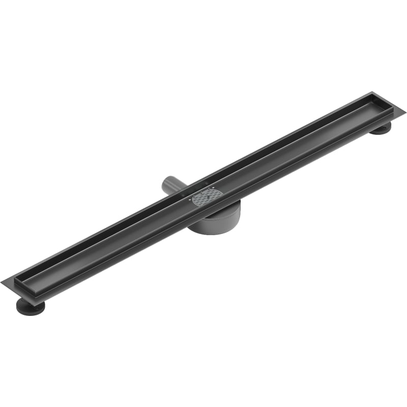Mexen Flat 360° Gehäuse für drehbaren Linienabfluss 100 cm, gebürstet gun grey - 1E40100