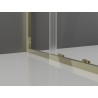 Mexen Exo-3S 3-seitige Duschkabine verschiebbar 170 x 75 cm, transparent, gold - 8152-170-075-50-00-3S