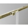 Mexen Exo-3S Duschkabine 3-seitig verschiebbar 140 x 80 cm, transparent, gold - 8152-140-080-50-00-3S