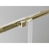 Mexen Exo-3S 3-seitige Duschkabine, verschiebbar, 190 x 80 cm, transparent, gold - 8152-190-080-50-00-3S
