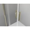 Mexen Exo-3S 3-seitige Duschkabine zum Schieben 160 x 85 cm, transparent, gold - 8152-160-085-50-00-3S