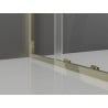 Mexen Exo-3S 3-seitige Duschkabine zum Schieben 160 x 85 cm, transparent, gold - 8152-160-085-50-00-3S