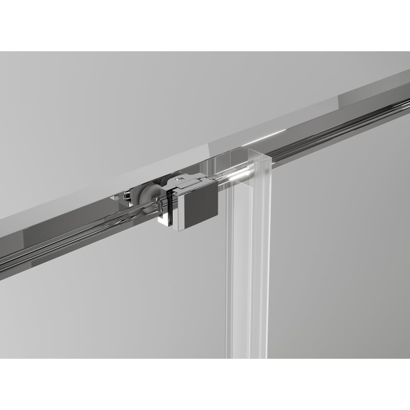 Mexen Exo-3S 3-seitige Duschkabine, 140 x 100 cm, transparent, Chrom - 8151-140-100-01-00-3S