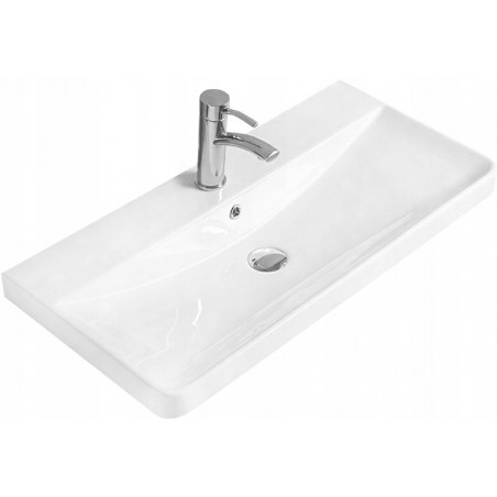 Mexen Dagna Einbauwaschbecken in die Arbeitsplatte 81 x 39 cm, weiß - 21998000
