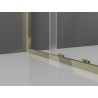 Mexen Exo-3S Duschkabine 3-seitig verschiebbar 140 x 80 cm, transparent, gold - 8151-140-080-50-00-3S