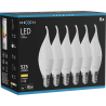 Mexen Nova 6x LED-Kerzenlampe E14, C37, 5W, Warm - 3000K, 525 lm - L106-E14-0530-01x06