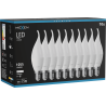 Mexen Nova 10x LED-Glühbirne Kerze E14, C37, 10W, Neutral - 4000K, 1055 lm - L106-E14-1040-01x10