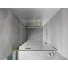 Mexen Mist-H L Duschtür, drehbar, links, 80 cm, transparent, gold - 8A5L-080-000-50-00-L