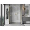 Mexen Mist-H L Duschabtrennung schwenkbar links 135 cm, transparent, gold - 8A5L-135-001-50-00-L