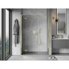 Mexen Mist-H L Duschtür, links angeschlagen, 145 cm, transparent, gold - 8A5L-145-001-50-00-L