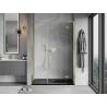 Mexen Mist-H L Duschpendeltür rechts 145 cm, transparent, gold - 8A5L-145-001-50-00-P