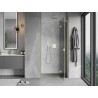 Mexen Mist-H L Duschdrehtür rechts 120 cm, transparent, gold gebürstet - 8A5L-120-000-55-00-P