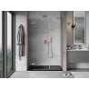 Mexen Mist-H L Duschabtrennung, links öffnend 135 cm, transparent, gebürstetes Kupfer - 8A5L-135-001-65-00-L