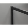 Mexen Exo-3S 3-seitige Duschkabine, verschiebbar 150 x 75 cm, transparent, schwarz - 8152-150-075-70-00-3S