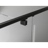 Mexen Exo-3S Duschkabine 3-seitig schwenkbar 100 x 110 cm, transparent, schwarz - 8181-100-110-70-00-3S