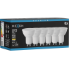 Mexen Nova 6x LED-Glühbirne GU10, 1,5W, Warm - 3000K, 158 lm - L107-GU10-0130-01x06