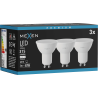 Mexen Nova 3x LED-Glühbirne GU10, 3W, Neutral - 4000K, 315 lm - L107-GU10-0340-01x03