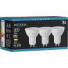 Mexen Nova 3x LED-Glühlampe GU10, 8W, Warm - 3000K, 840 lm - L108-GU10-0830-01x03