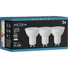 Mexen Nova 3x LED-Glühbirne GU10, 8W, Neutral - 4000K, 840 lm - L108-GU10-0840-01x03