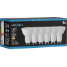 Mexen Nova 6x LED-Glühlampe GU10, 10W, Warm - 3000K, 1055 lm - L108-GU10-1030-01x06