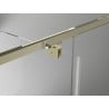 Mexen Exo-3S 3-seitige Duschkabine schwenkbar 70 x 75 cm, transparent, gold - 8182-070-075-50-00-3S