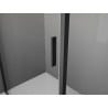 Mexen Exo-3S 3-seitige Duschkabine, Schiebetür, 140 x 80 cm, transparent, schwarz - 8151-140-080-70-00-3S