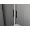 Mexen Exo-3S 3-seitige Duschkabine, schwenkbar 90 x 80 cm, transparent, schwarz - 8182-090-080-70-00-3S