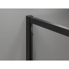 Mexen Exo-3S Duschkabine 3-seitig verschiebbar 160 x 120 cm, transparent, schwarz - 8151-160-120-70-00-3S