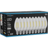 Mexen Vintis 10x LED-Filamentlampe E14, C35, 6W, Neutral - 4000K, 720 lm, klar - L154-E14-0640-00x10