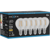 Mexen Vintis 6x LED-Filamentlampe E14, G45, 6W, Warm - 2700K, 720 lm, klar - L156-E14-0627-00x06