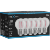 Mexen Vintis 6x LED-Filament-Glühbirne E27, G45, 4W, 55 lm, rot - L156-E27-04XX-45x06