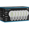 Mexen Vintis 6x Filament-LED-Birne E27, G45, 4W, 55 lm, grün - L156-E27-04XX-46x06