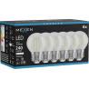 Mexen Vintis 6x LED-Filament-Glühbirne E27, G45, 2W, Neutral - 4000K, 240 lm, klar - L156-E14-0227-00x06 - L156-E27-0240-00x06
