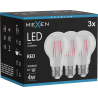 Mexen Vintis 3x LED-Filamentlampe E27, A60, 4W, 55 lm, rot - L150-E27-04XX-45x03