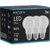 Mexen Vintis 3x LED-Filamentbirne E27, A60, 4W, 55 lm, blau - L150-E27-04XX-47x03