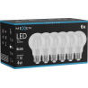 Mexen Vintis 6x LED-Filamentlampe E27, A60, 4W, 55 lm, blau - L150-E27-04XX-47x06