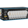 Mexen Vintis 10x LED-Glühbirne Filament E27, A60, 4W, Warm - 2200K, 470 lm, klar - L150-E27-0422-00x10