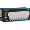 Mexen Vintis 10x LED-Filament-Glühbirne E27, A60, 6W, Warm - 2700K, 720 lm, klar - L150-E27-0627-00x10