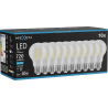 Mexen Vintis 10x LED-Filamentlampe E27, A60, 6W, Kalt - 6500K, 720 lm, klar - L150-E27-0665-00x10