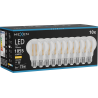 Mexen Vintis 10x LED Filament Glühbirne E27, A60, 8W, Warm - 2200K, 1055 lm, klar - L150-E27-0822-00x10