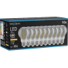 Mexen Vintis 10x Filament-LED-Lampe E27, A60, 8W, Warm - 2200K, 600 lm, Smoke - L150-E27-0822-70x10