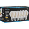Mexen Vintis 6x LED Filamentlampe E27, A60, 8W, Warm - 2700K, 1055 lm, klar - L150-E27-0827-00x06