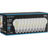 Mexen Vintis 10x LED-Glühbirne Filament E27, A60, 8W, Kalt - 6500K, 1055 lm, klar - L150-E27-0865-00x10